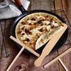 Crêpe-Zubehör, crepes wender,Crêpe-Teigverteiler, Werkzeuge für Crêpe-Liebhaber, 1 Spatel aus Buchenholz