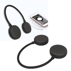 Neckband Bluetooth Speaker, Lightweight Wireless Portable Speaker, Portable Wireless Portable Stereo Handsfree Kit with Microphone, Neckband Bluetooth Speaker (Black)