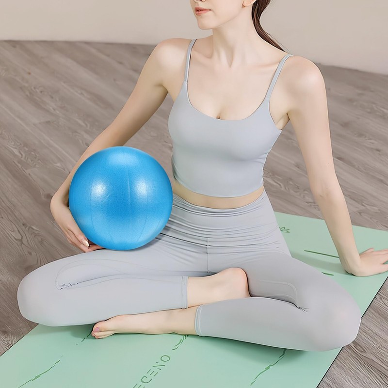 Kisangel Pilates Ball Exercise Ball Small Workout Ball Portable Trainer