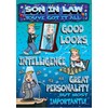 doodlecards Funny Son in Law Birthday Card Medium Size with