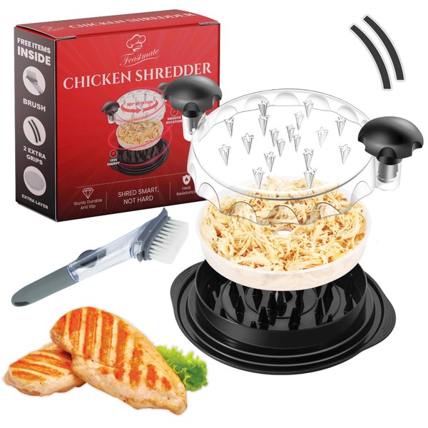 Chicken Shredder Tool Twist Large 9” Meat Shredder with 2