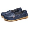 VenusCelia Mocasín Plano Natural Transpirable para Mujer, Azul Marino, 5.5