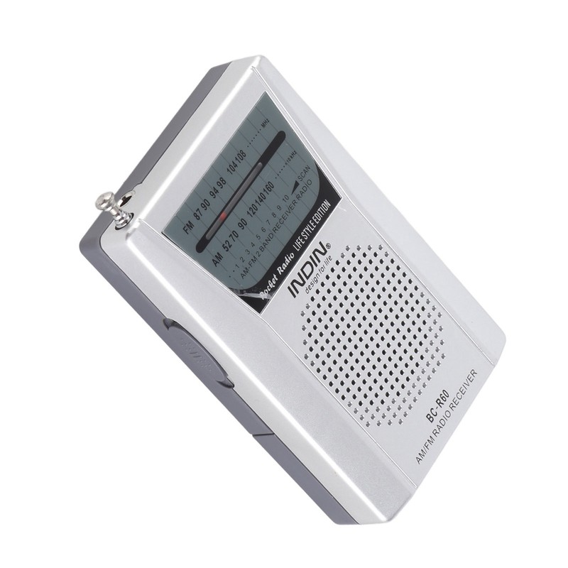 Mini Radio Battery Powered Portable Multifunction AM FM Radio Player