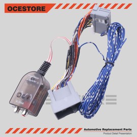 OCESTORE 71-1729 Factory Radio Add A Subwoofer Amplifier Plug Play Wire Harness for HRV CRV Civic TSX TL Factory Radio Add Amplifier Wire Harness 711729