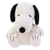 Snoopy Corduroy Series 163707-21 Plush Toy, Small, White, W 6.3