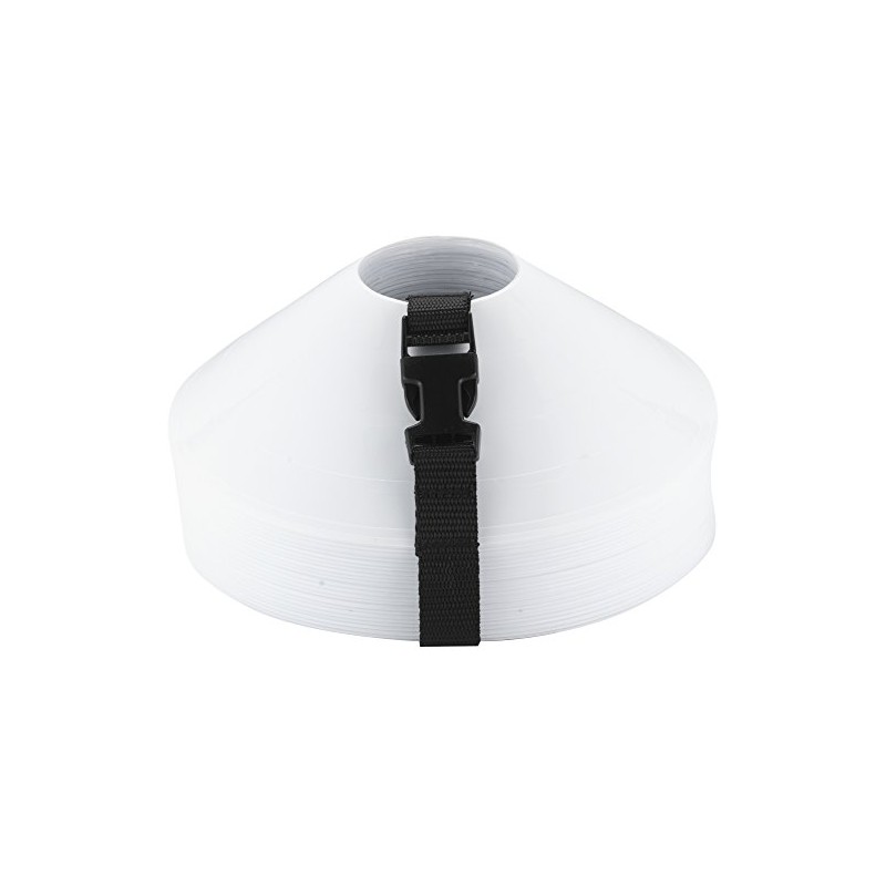 American Challenge Soccer Sports Disc Cones (White (25 count), Standard)
