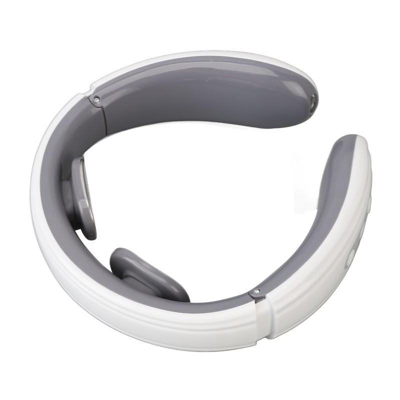 Heated TENS Neck Massager 9 Gears Vibration Rechargeable Electromagnetic Pulse