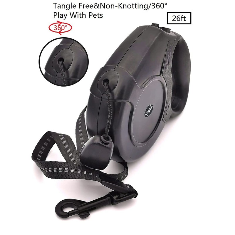 Retractable Dog Leads 26ft Pet Adjustable Leash for Small Medium