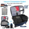 SWICKY RICOOI Backpack with wheels,rolling backpack with 2 Packing Cubes