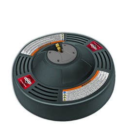 Briggs & Stratton 14 inch Rotating Surface Cleaner for Gas Pressure Washers with Quick Connect Wands and Dome Shape Cover, Black