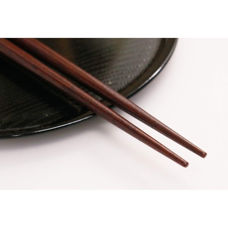 Ishida KP Lacquered Triangle Plain Chopsticks Made in Japan 8.3