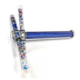 Star Magic KaleidoscopeX Dual Glitter Wand Kaleidsocope Two Glitter Teeny Wands Crossing Kaleidoscope (Blue)