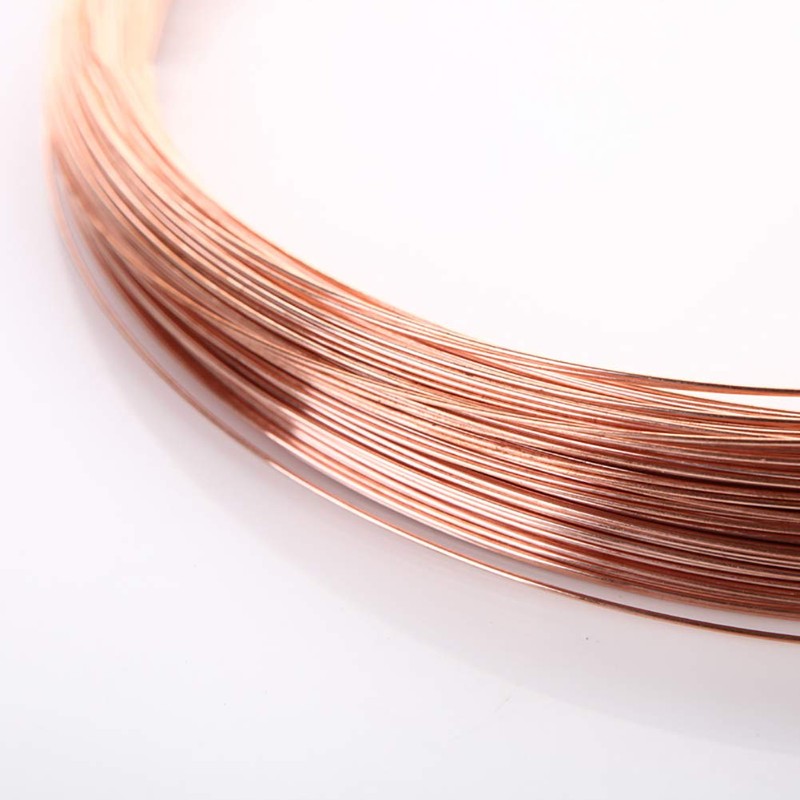 XMRISE Bare Copper Wire Coil Cord Single Solid Copper Wire