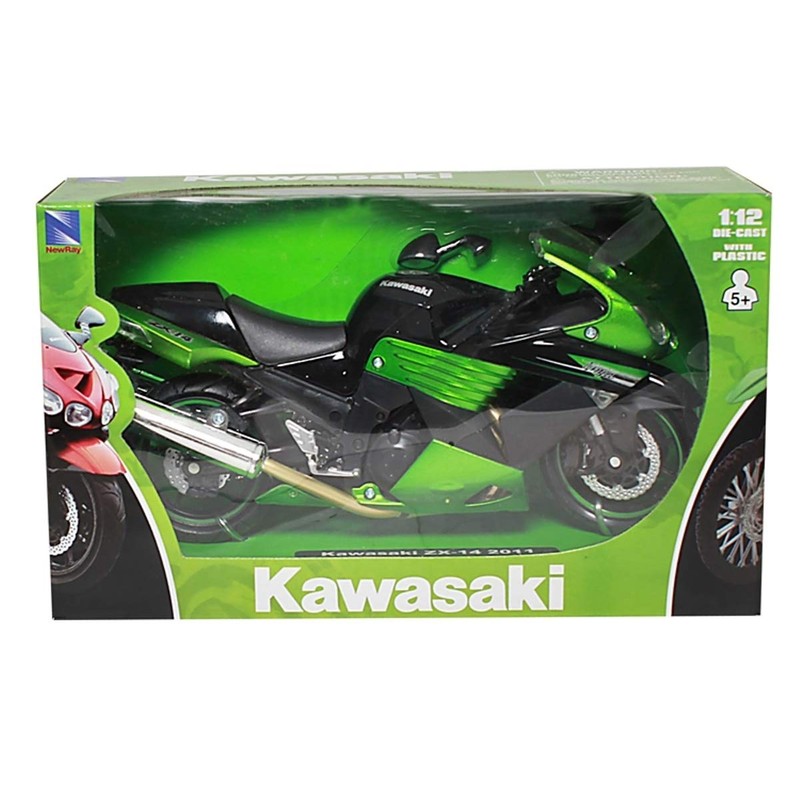 Newray 57433 - Kawasaki ZX-14 Ninja, Scala 1:12, Die Cast,