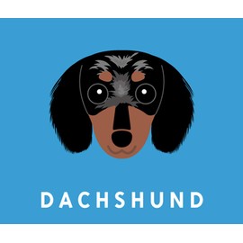 Uchino Ducks Long Silver Dapple Dog Sticker MK-2