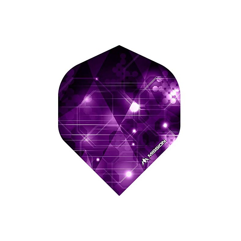 Mission Astral Dart Flights 100 Micron Standard Purple - 5