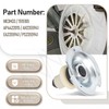 WE3M33 Dryer Shaft and Bracket Assembly Compatible With GE, Kenmore,