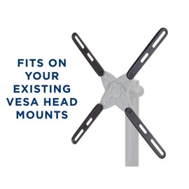 Mount-It! VESA Mount Adapter Kit | TV Wall Mount Bracket Adapter Converts 200x200 mm Patterns to 400x200 and 400x400 mm | Fits Most 32 Inch to 55 Inch TVs | Hardware Included