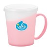 OSK Isla No.2 Plastic Cup with Lid, Pink, 9.5 fl