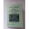 Singer 20U Sewing Machine Timing Adjusters Manual