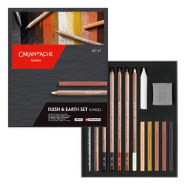 Caran d'Ache Art by Flesh & Earth Set of 15