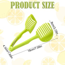 Lemon Slicer, ABS Vegetable Cutter Fruit Slicing Tool for Tomatoes, Onions, Eggs with Ergonomic Handle