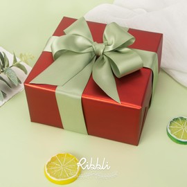 Ribbli Sage Green Satin Ribbon Double Faced Satin 1-1/2 Inch x Continuous 50 Yards-Spring Moss Ribbon for Gift Wrapping Crafts Wedding Decoration Bows Bouquet Floral Arrangement