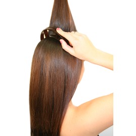 Mia Ez-Tease, Hair Styling Volumizing Inserts, Attaches with Grippit Material will not fall out, Bump Up Your Hair for Women, Teens, Girls, Brown 2pcs