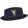 Unisex Crushable Hand Made C-Crown Felt Fedora Trilby Hat with