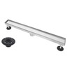 Uni-Green 24 Inch Tile Insert Linear Shower Drain with Leveling