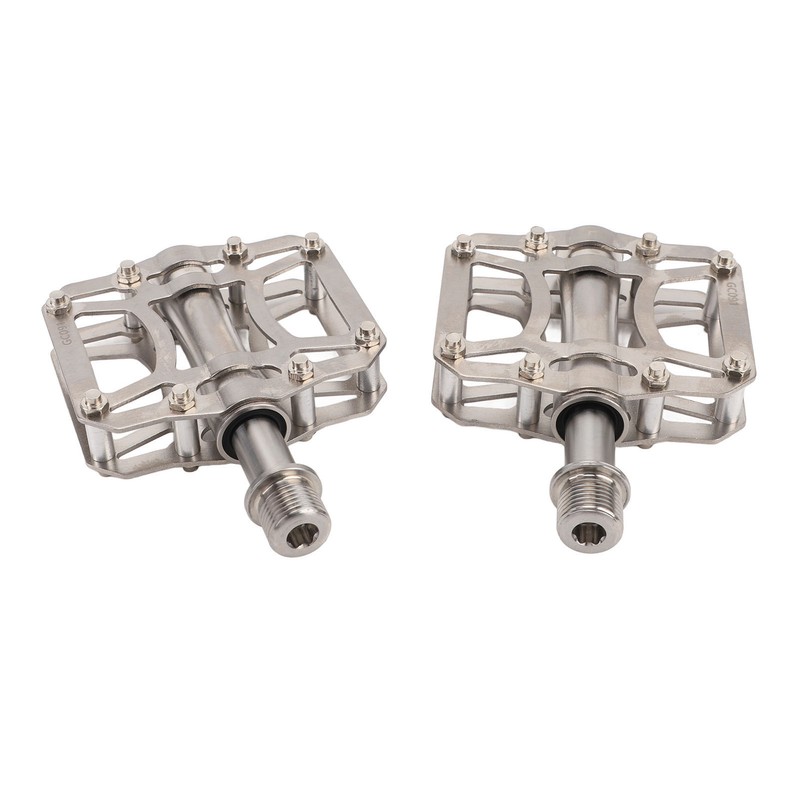 2PCS Folding Bike Pedals Ti Alloy Non Slip 3 Sealed