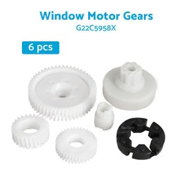 MAX COOL Front Rear Window Motor Gear Lift Regulator Repair Kit Replacement Suitable for Mazda 3 6 5 CX-7 CX-9 RX-8