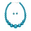 Collar de perlas para mujer, 5 capas de perlas de
