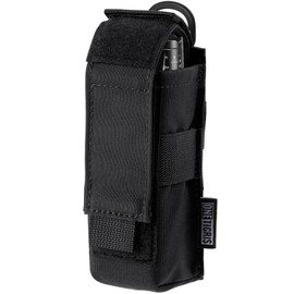 OneTigris Flashlight Holster Flashlight Holder Molle Flashlight Holster Tactical Flashlight Pouch Holder for Belt 1000D Cordura Nylon