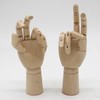 Sugarello Hand Mannequin Hand Model Drawing Doll Natural Wooden Lotus
