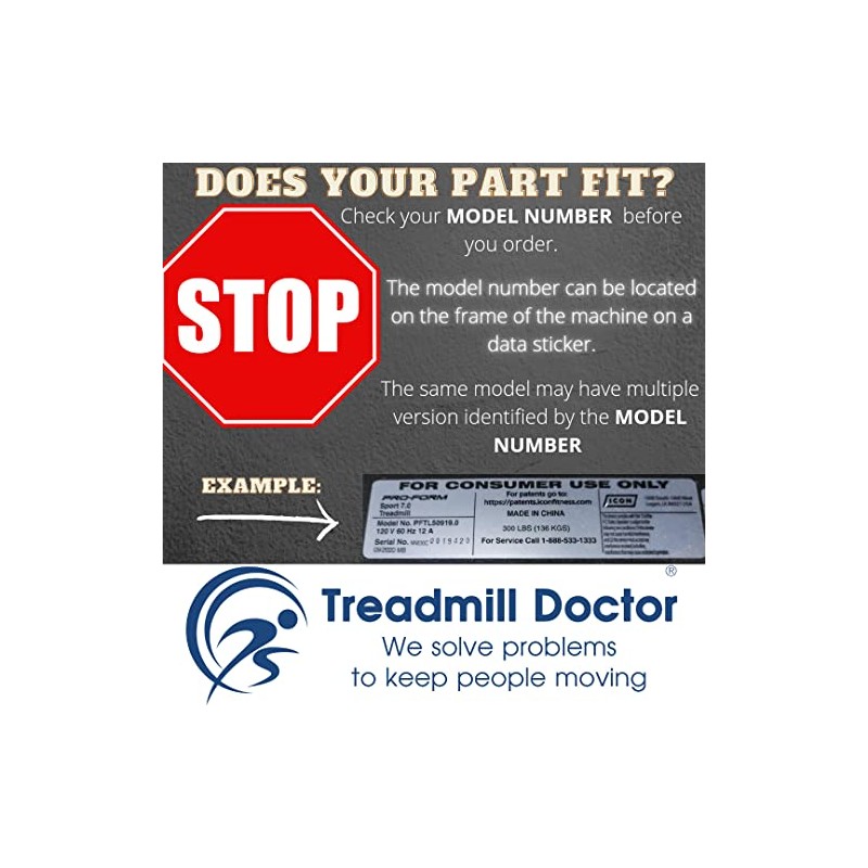 Treadmill Doctor Proform 995 SEL Endcap Part Number 174490