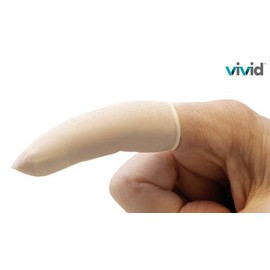 Finger Cots Powder Free Rubber Fingertips, Protective Finger Gloves Art Finger Cots, Latex, Pack of 144 (Large)