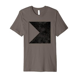 Geometric Triangle Square Shapes Geometry Art Distressed Premium T-Shirt