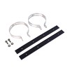 Minho 2 Piece Universal Motorcycle Exhaust Bracket Clip Hardware Bracket