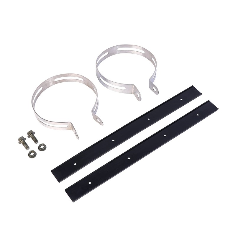 Minho 2 Piece Universal Motorcycle Exhaust Bracket Clip Hardware Bracket