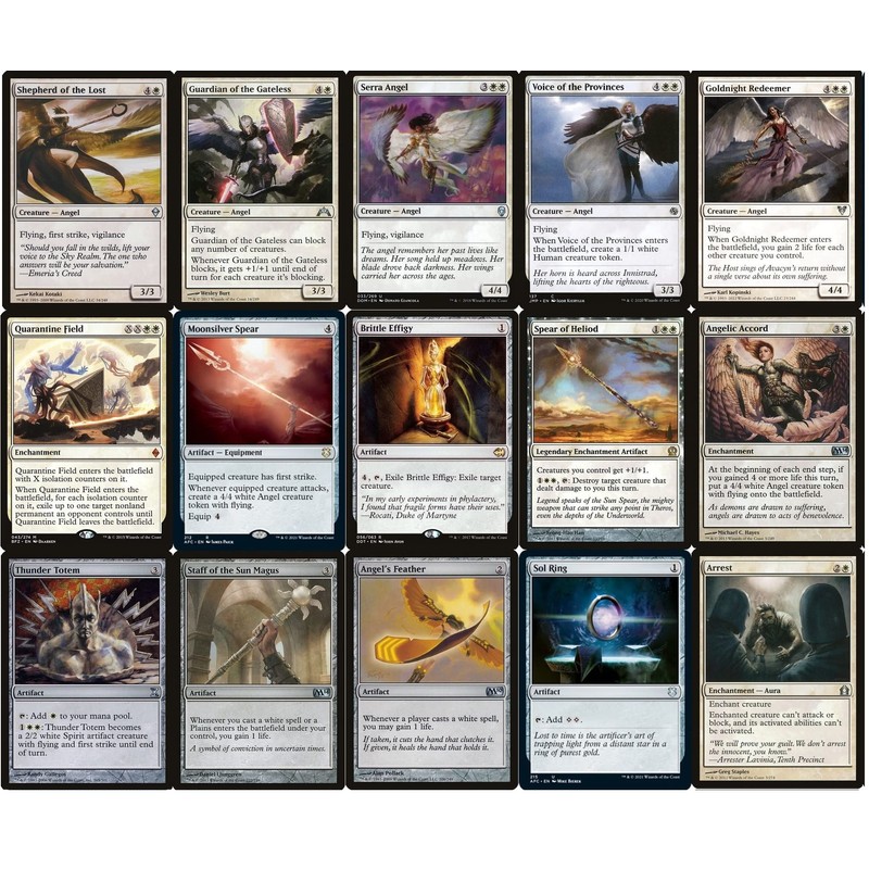 Angel Commander Deck - Custom Built - Elite - MTG