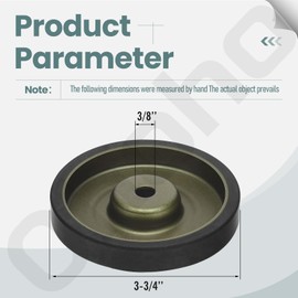 Ohoho GW-2111 Horse Tiller Reverse Disc 3-3/4" Replacement Parts for MTD Troy Bilt Built Since 1989, Replaces GW-1485 GW-1919 GW-2732 756-04171 88174