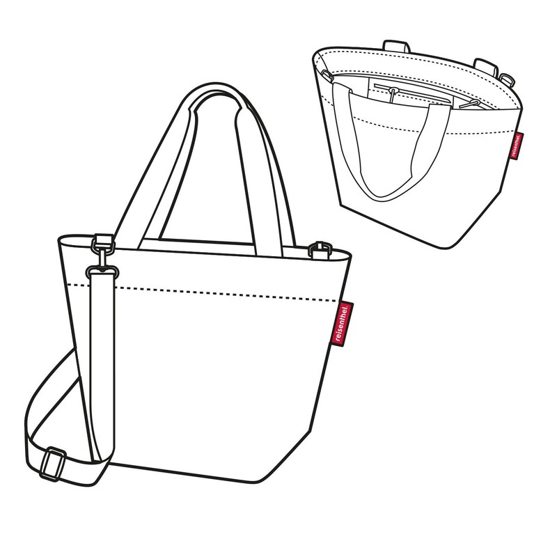 Reisenthel Shopper Bag XS, Printed – Dimensions: 31 x 21