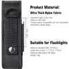 YONCONO Flashlight Holster, Molle Tactical Torch Cover Case Nylon Adjustable