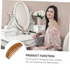 Baluue 1pc Sandalwood Wide Tooth Massage Comb Hand-carved Anti-static for