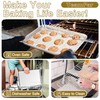 TeamFar Stainless Steel Baking Sheet with Rack Set, 16/12.5/9 Inch
