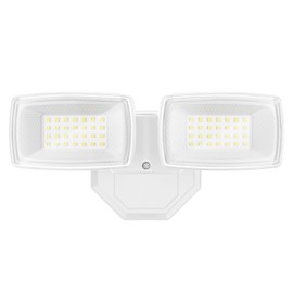 Onforu 3200LM Flood Lights Outdoor, 32W 6500K LED Security Light Manual Switch Controlled, IP66 Waterproof Outdoor Lights, Wall Mount Exterior Flood Light with 2 Adjustable Heads Floodlights Outside