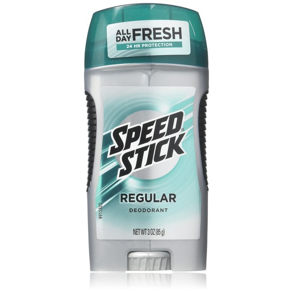 Speed Stick by Mennen Deodorant, Regular 3 oz (Pack of 7)