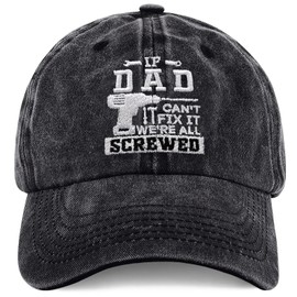 UEOTO Dad Birthday Gifts Baseball Caps Mens Vintage, Funny Birthday Presents for Dad from Daughter Son Funny Daddy Gifts Who Has Everything Caps, Cool Stuff Fathers Day