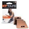 KT Tape Original, Pre-cut, 20 Strip, Cotton, Beige